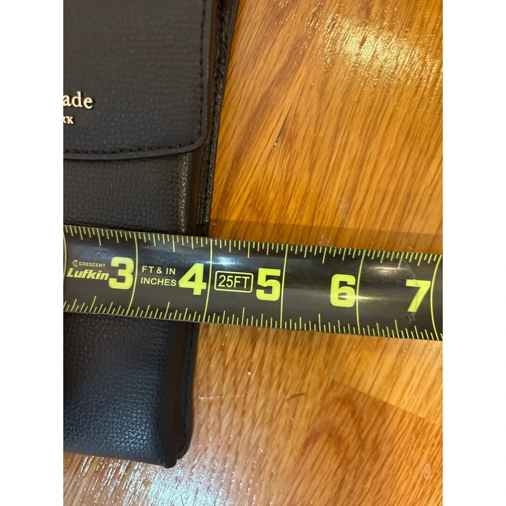 NWT Kate Spade Silvia North South Flip Crossbody‎ Black